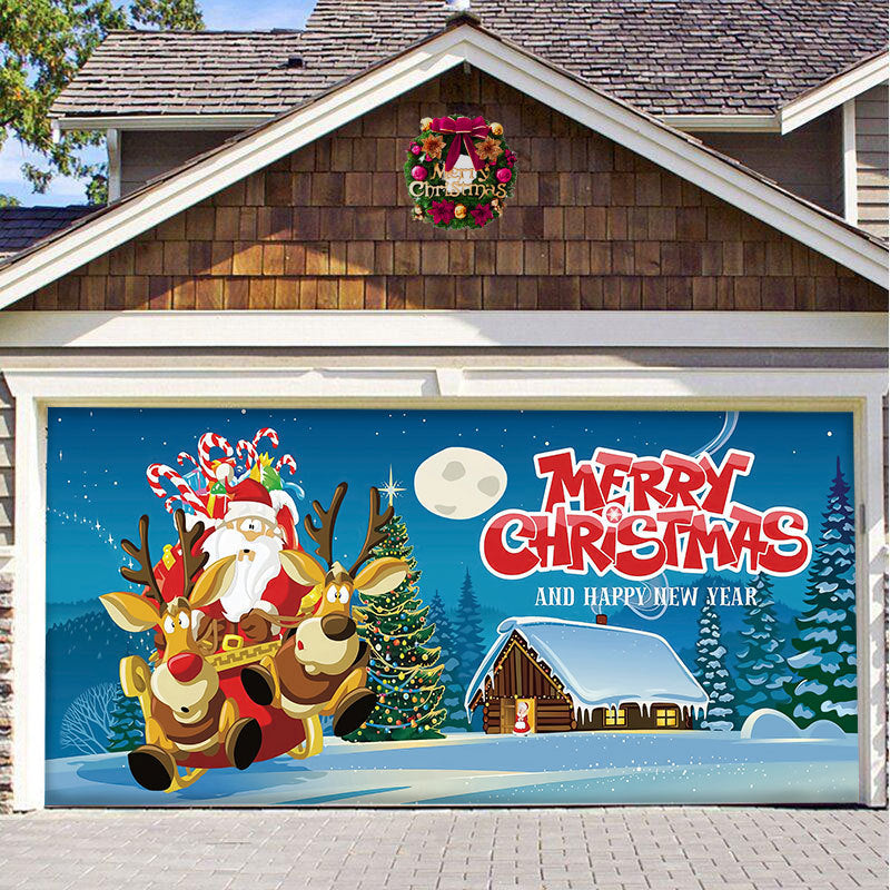 Avelena | Weihnachtsautos Türbanner Ornament