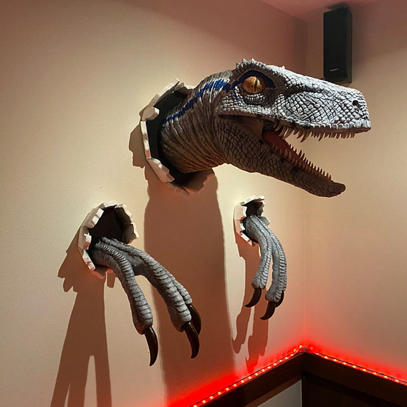 Avelena | Wandplatzende Velociraptor-Dekorationen