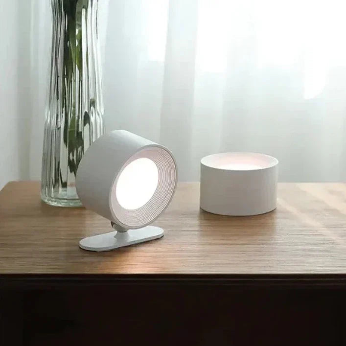 Avelena | Spotlight Kabellose Wandlampe - 360° Rotation, Dimmbar, Wiederaufladbare Wandlicht