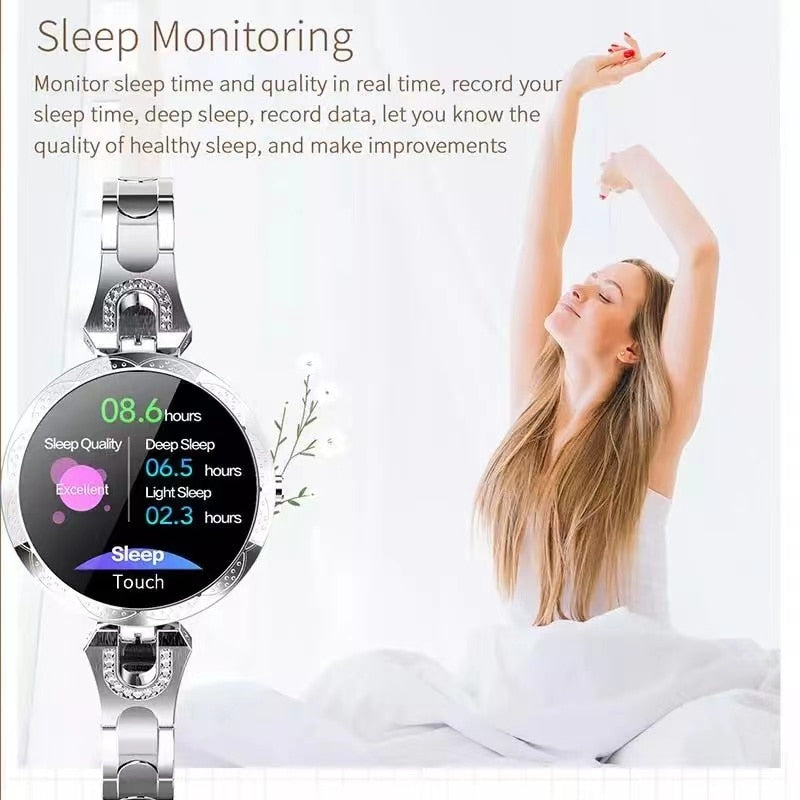 Avelena | AquaFit | Wasserdichte Fitness Smartwatch