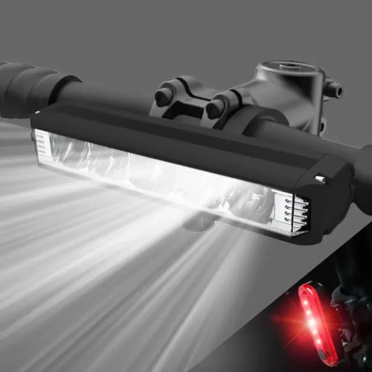 Avelena | Wiederaufladbares Fahrradlicht 1400 Lumen – Wasserdicht mit mehreren Lichtmodi