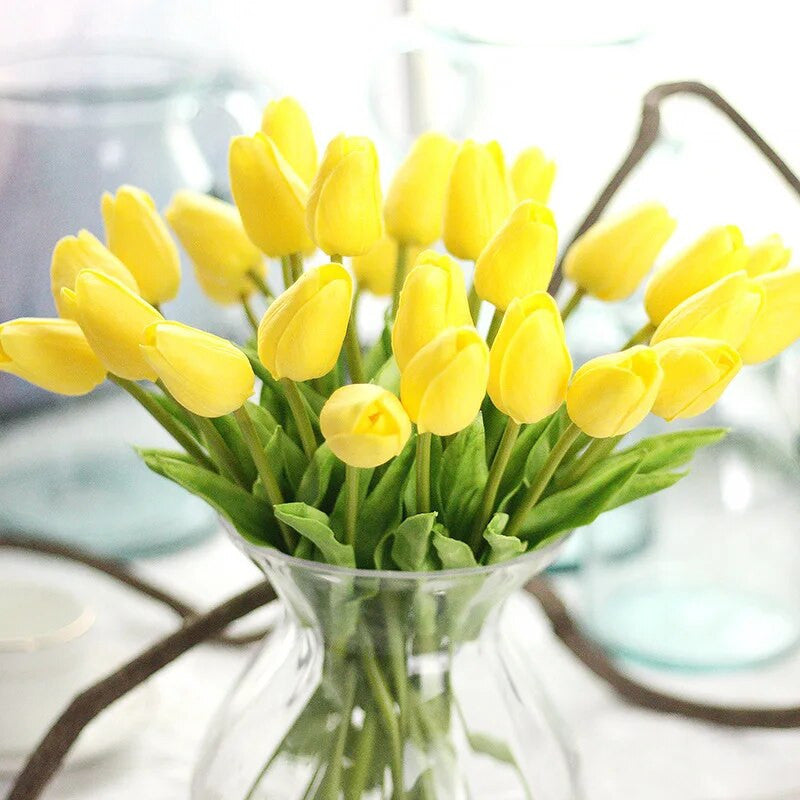 Avelena | 31 Stück Künstliche Tulpen