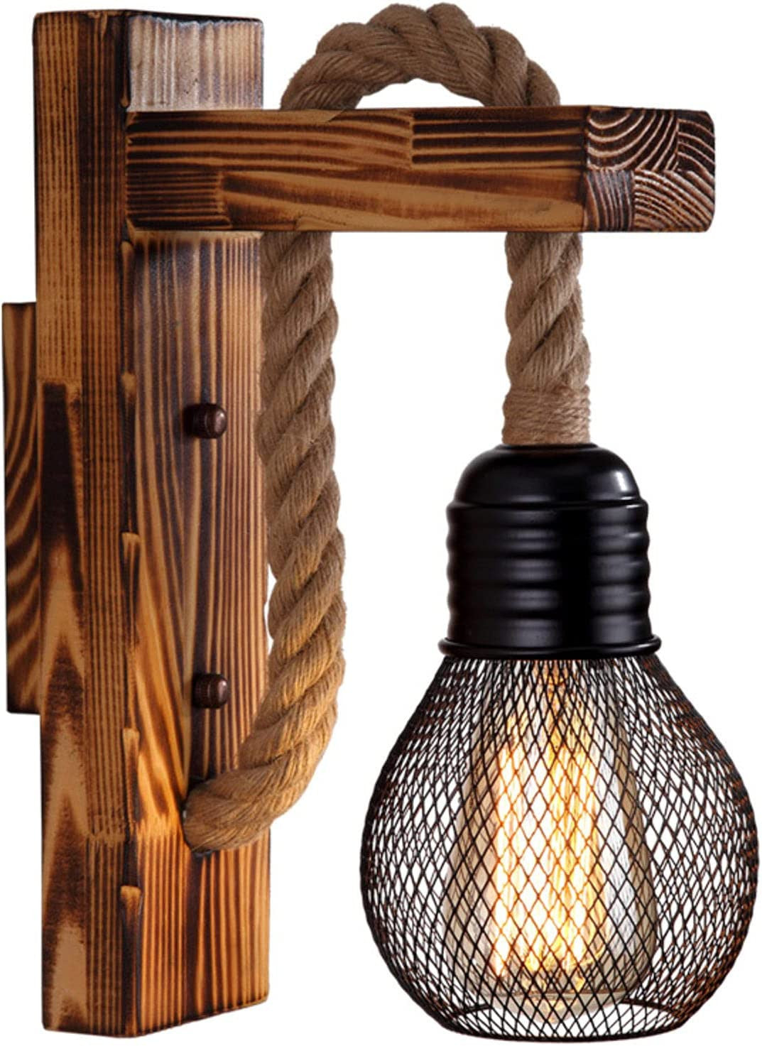 Avelena | Seil Industrielle Wandlampe