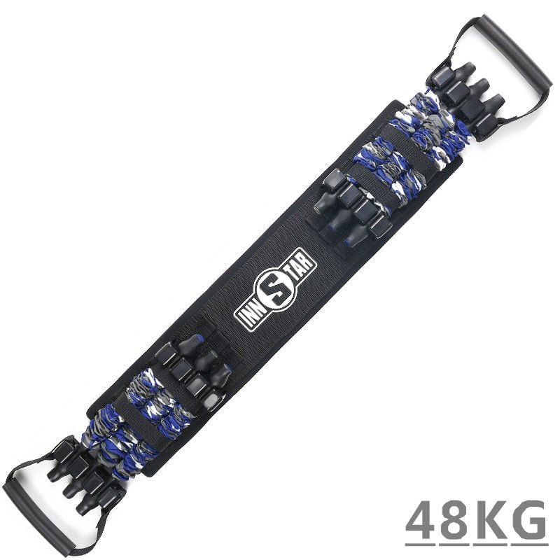 Avelena | Widerstandsband & Stangenset | Tragbar & Leicht | Bis 120 kg Widerstand | Für Krafttraining & Fitness