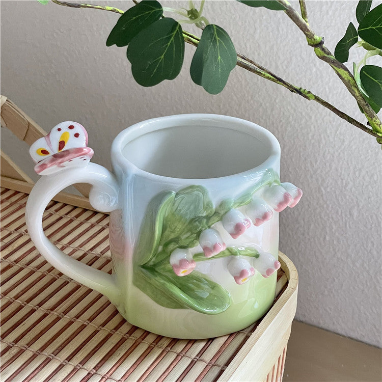 Avelena | Frendorf 3D Floral Handbemalte Tasse