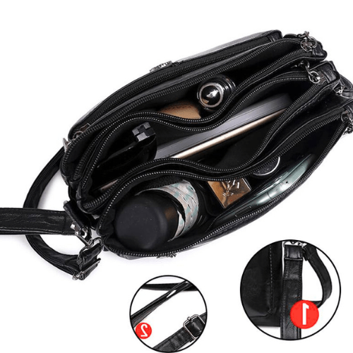 Avelena | Fosh – Damen Kleine Leder Schultertasche Premium Leder Finish