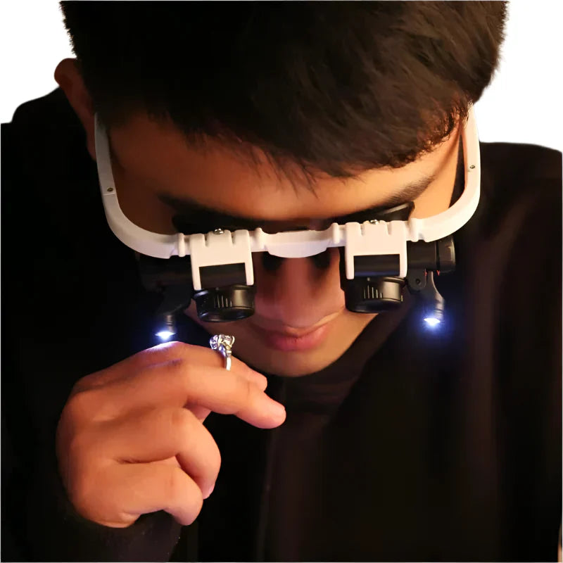 Avelena | SharpZoom | Vergrößerungsgläser – Scharfer Fokus mit LED Licht