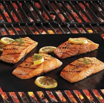 Avelena | Wiederverwendbare Antihaft-BBQ-Grillmatte für das Kochen im Freien