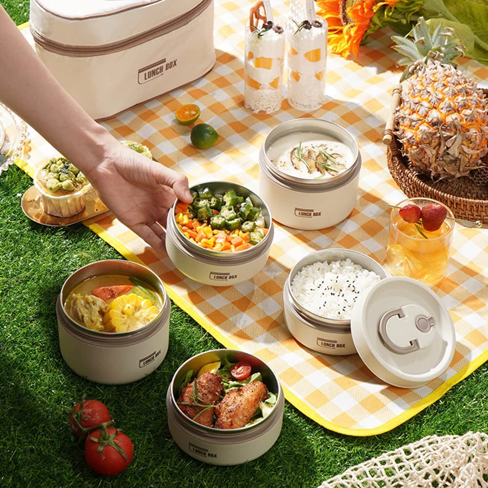 Avelena | Thermoisolierte Lunchbox-Behälter aus Edelstahl