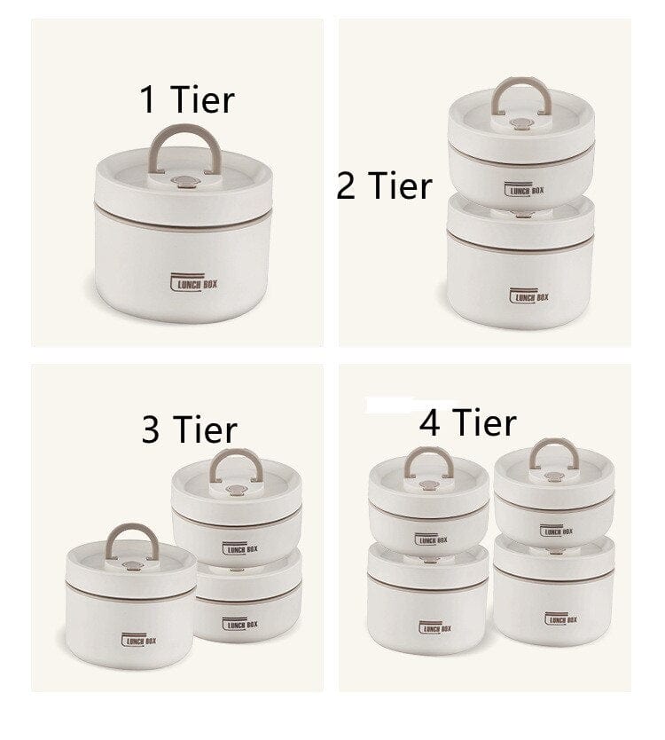 Avelena | Thermoisolierte Lunchbox-Behälter aus Edelstahl