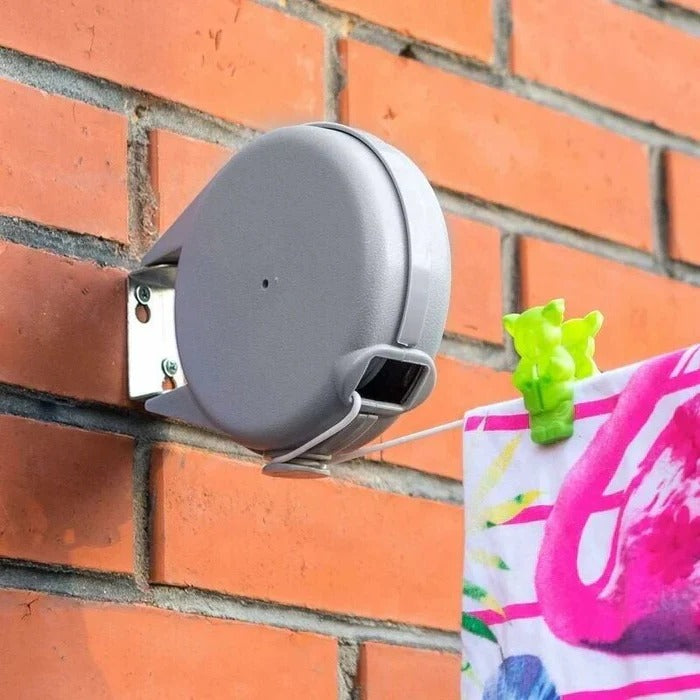 Avelena | Ausziehbare Waschleine mit schwenkbarer Wandhalterung