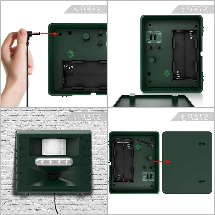 Avelena | Ultraschall-Vogelschutz – Solarbetriebenes Outdoor-Gerät für Spechte