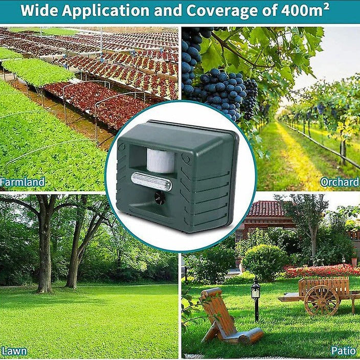 Avelena | Ultraschall-Vogelschutz – Solarbetriebenes Outdoor-Gerät für Spechte
