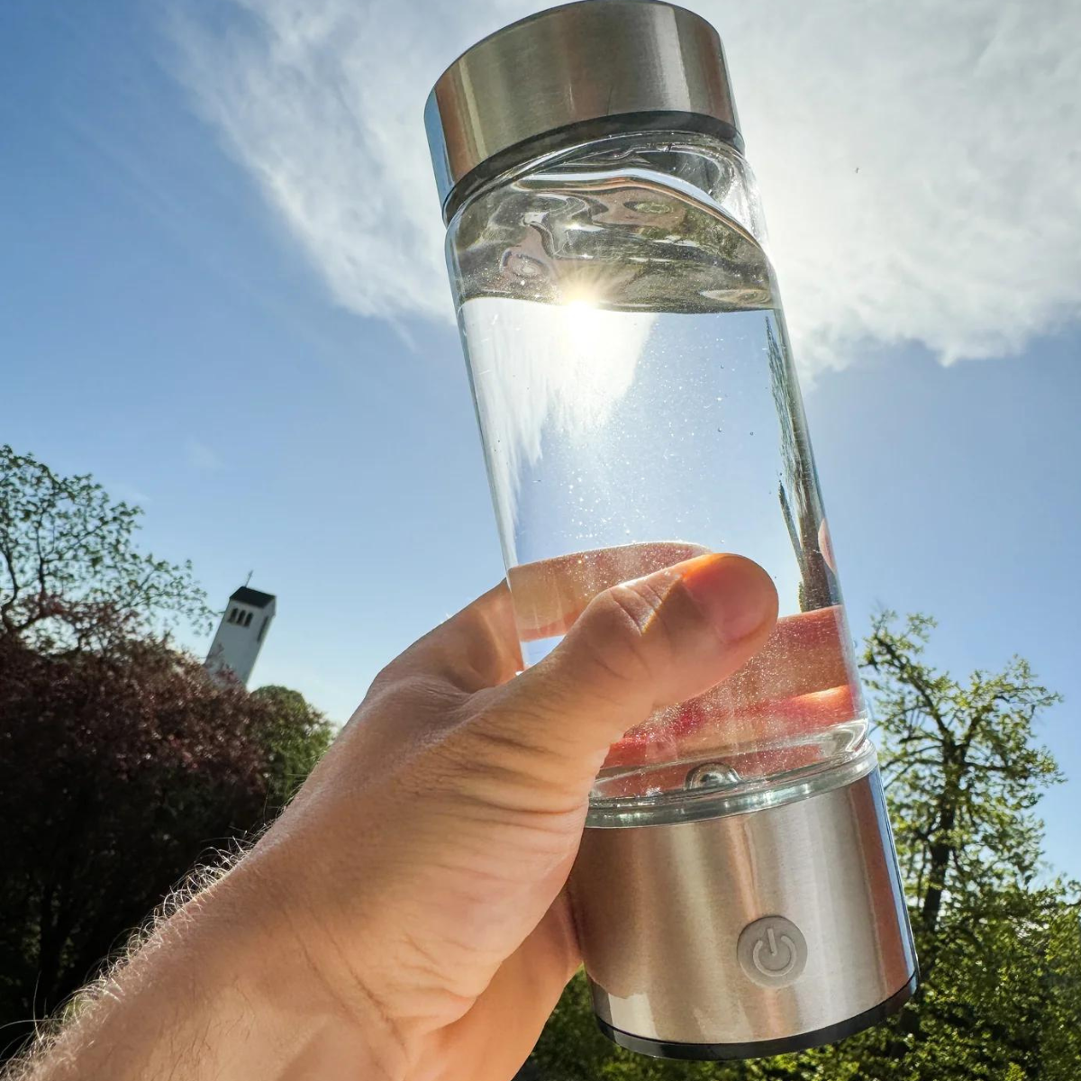 Avelena | Wasserflasche mit Wasserstoff | USB wiederaufladbar, entzündungshemmend & perfekt für tägliche Hydratation und Wellness