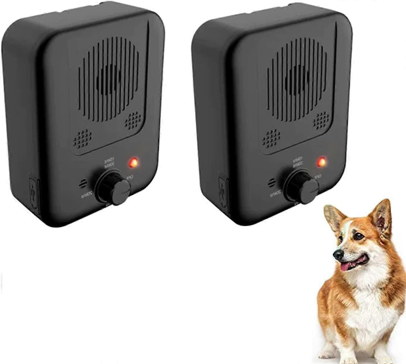 Avelena | Tragbares Ultrasonic-Bellabwehrgerät für Hunde