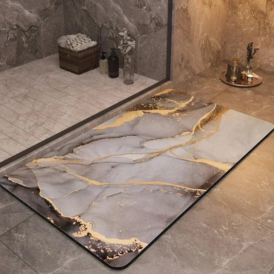 Avelena | Anti-Rutsch Schnell Trocknende Badematte – Ultra Absorbierendes Design
