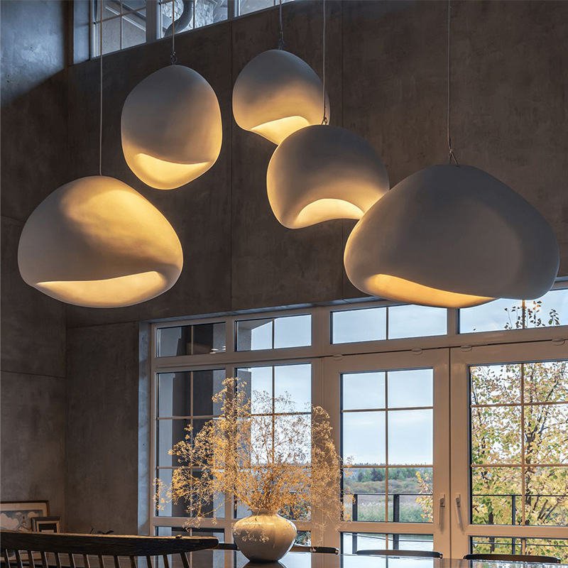 Avelena | ZenGlow Wabi Sabi Pendelleuchte | Minimalistisches Design | Elegante Hängeleuchte für Wohnzimmer & Esszimmer