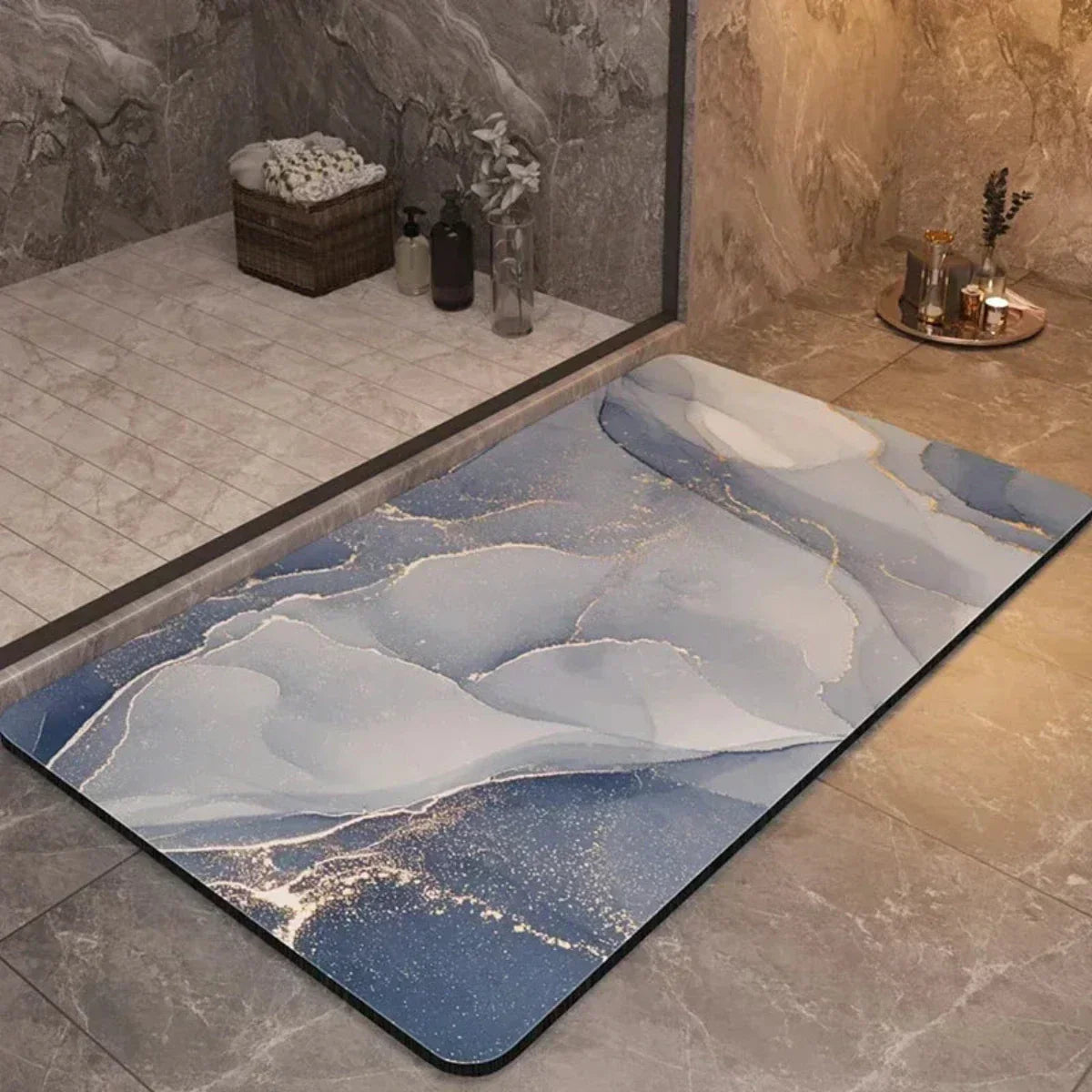 Avelena | Anti-Rutsch Schnell Trocknende Badematte – Ultra Absorbierendes Design