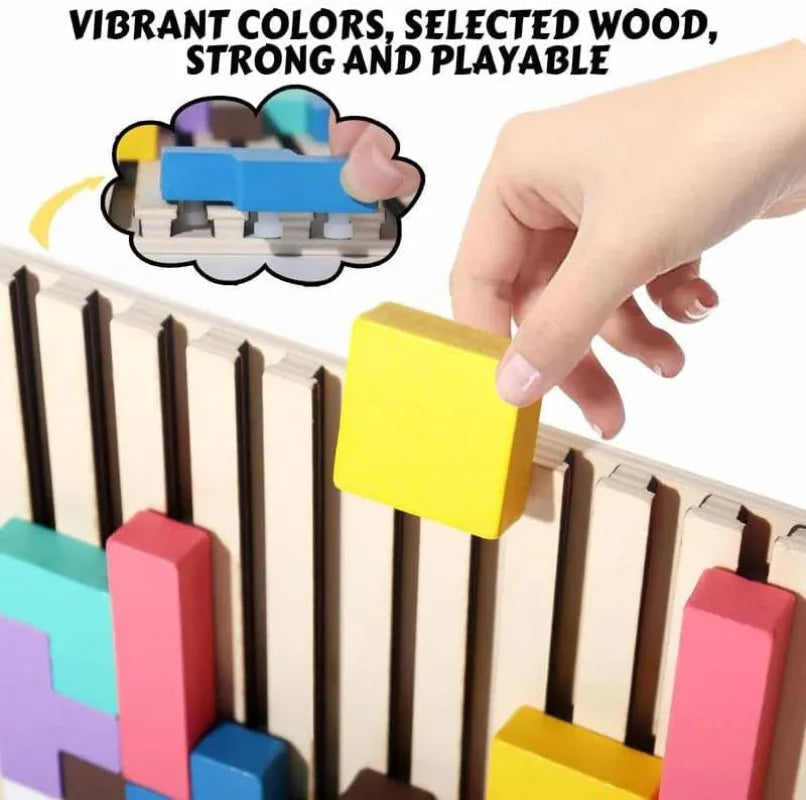 Avelena | ThinkWood Holzpuzzle – Montessori Bildungsspielzeug für Kinder