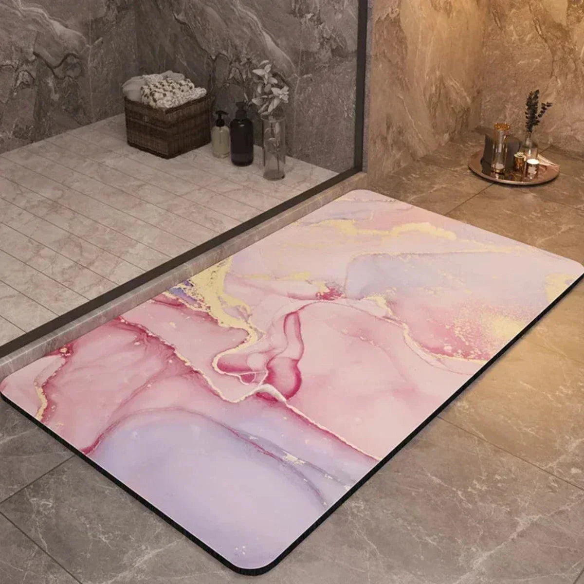 Avelena | Anti-Rutsch Schnell Trocknende Badematte – Ultra Absorbierendes Design