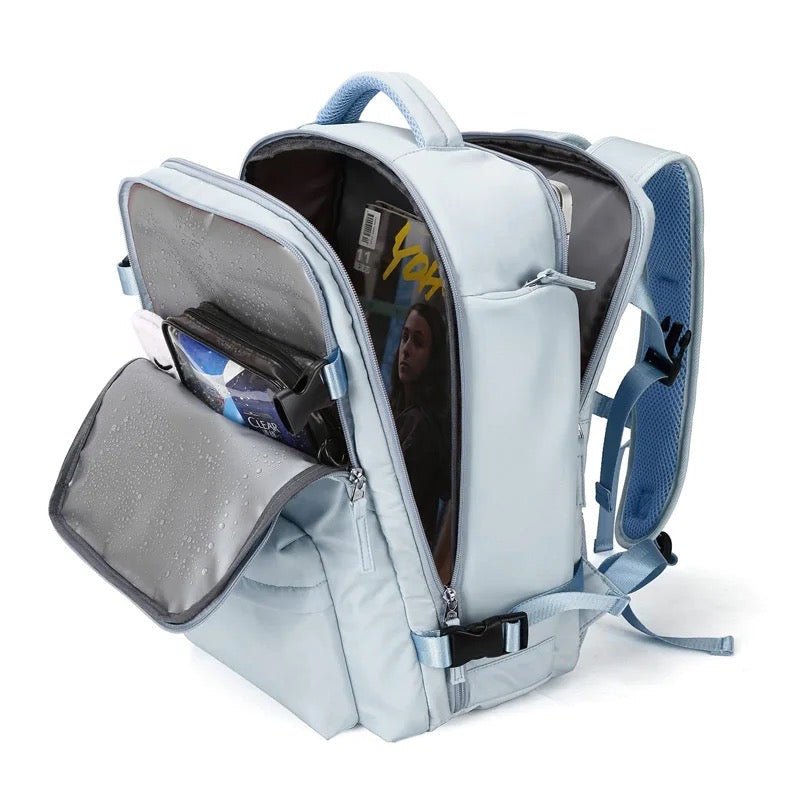 Avelena | TrekVault Wasserdichter Rucksack: 25L Diebstahlschutz-Design mit Laptopfach