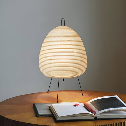 Avelena | ZenLoom – Luxuriöse Tischlampe mit japanischem Wabi-Sabi-Design für sanftes Licht