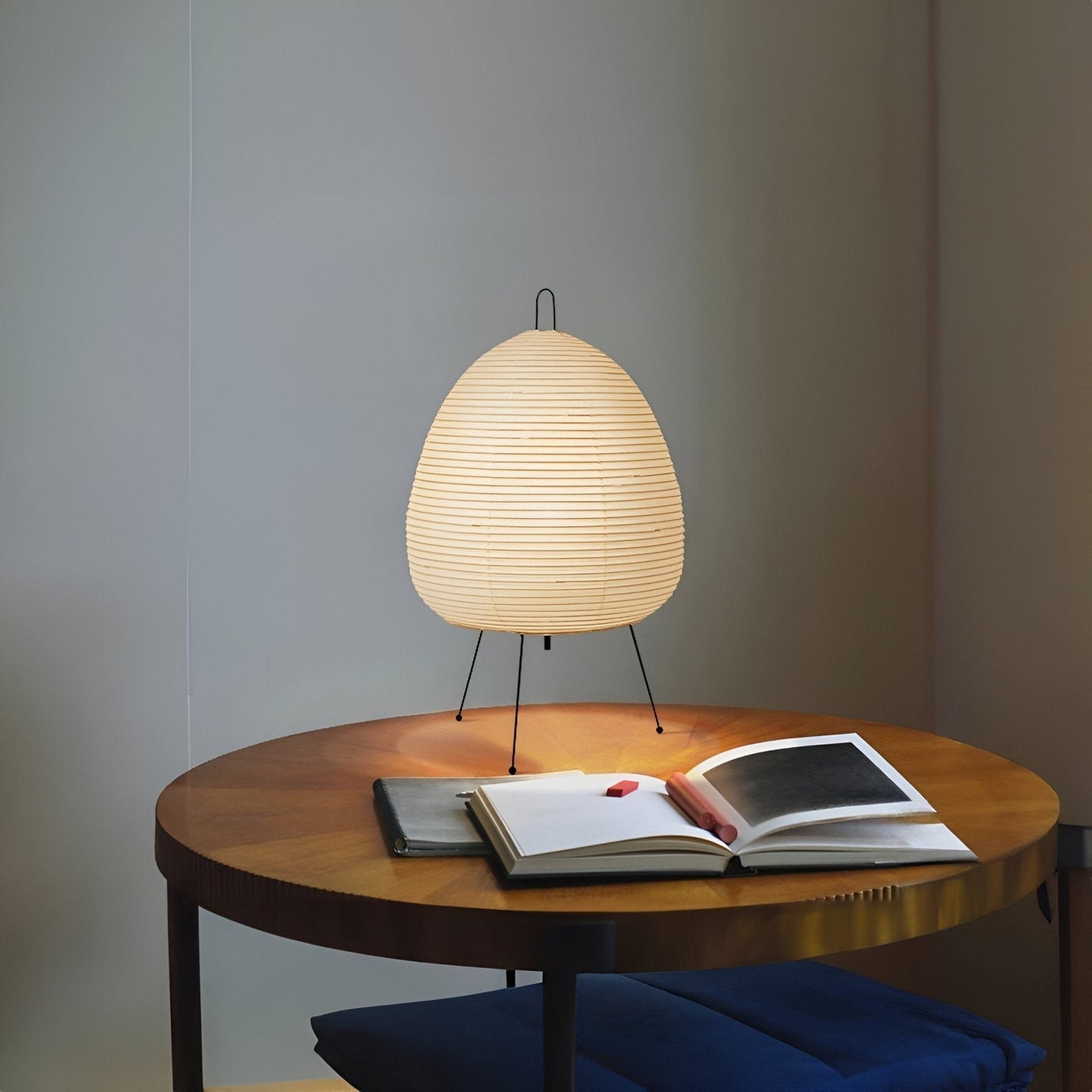Avelena | ZenLoom – Luxuriöse Tischlampe mit japanischem Wabi-Sabi-Design für sanftes Licht