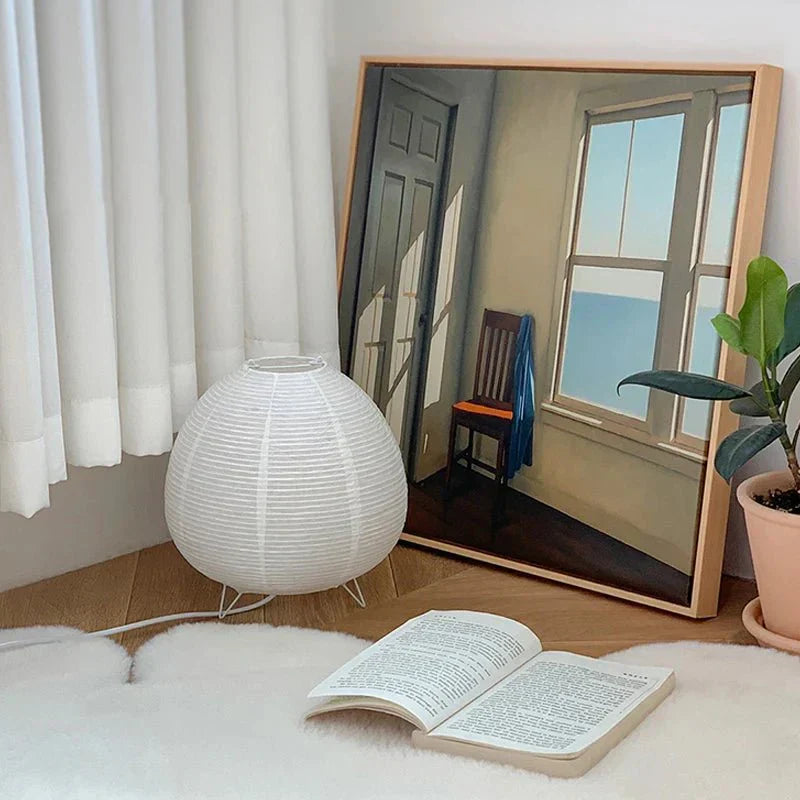 Avelena | ZenGlow – Elegante Tischlampe im Wabi Sabi Stil für ein Beruhigendes Interieur