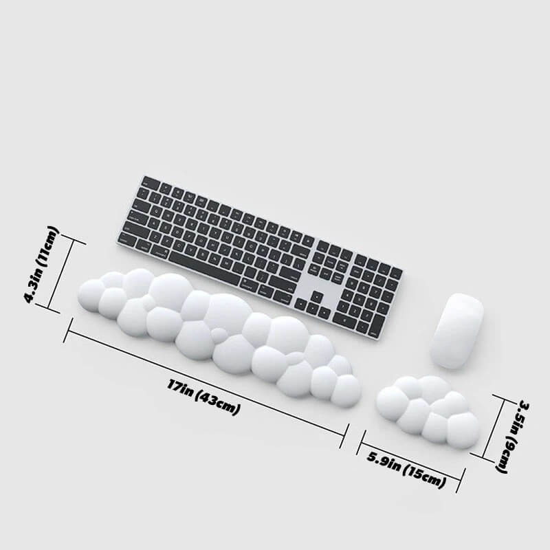 Avelena | Wolkenförmige Tastatur- & Maus-Handballenauflage