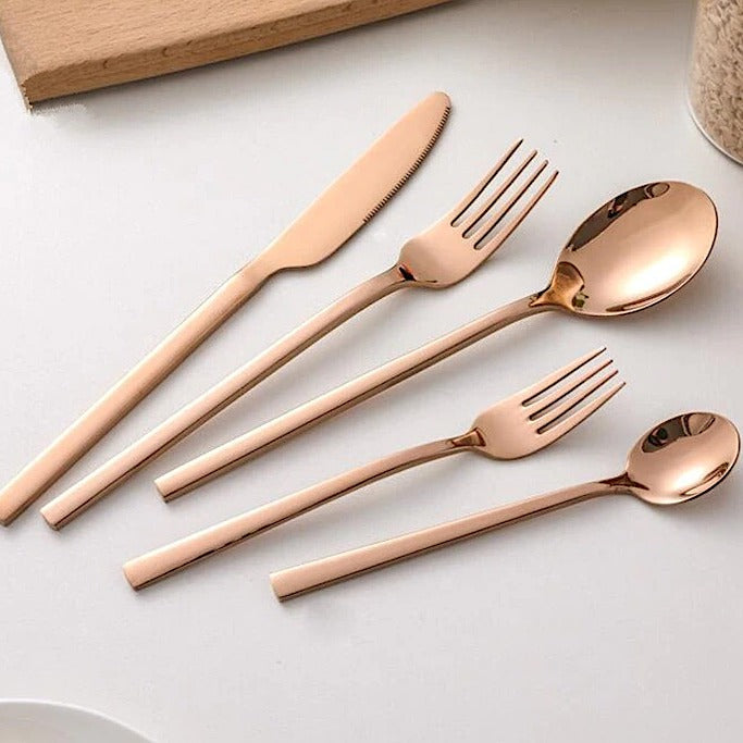 Avelena | 30 Stück Arya Besteck Utensilien Sets
