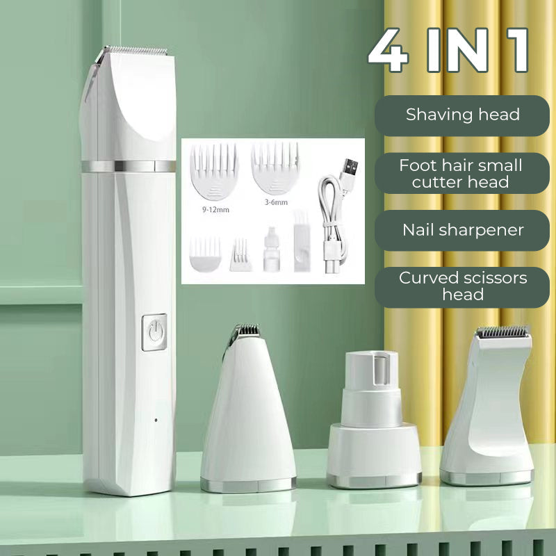 Avelena | 4-in-1 Rasierer für Haustierhaare