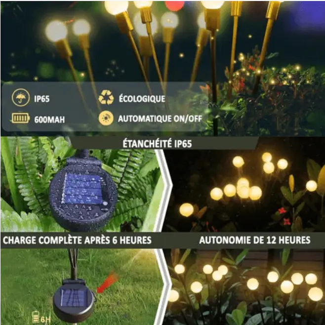 Avelena | Die Magie der Solar-Lampe mit Glühwürmchen-Effekt