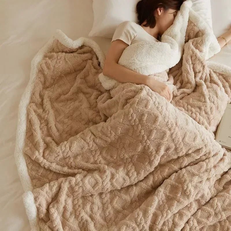 Avelena | SHEARCOZY – Ultra-warme Lambswool-Decke für Winterkomfort