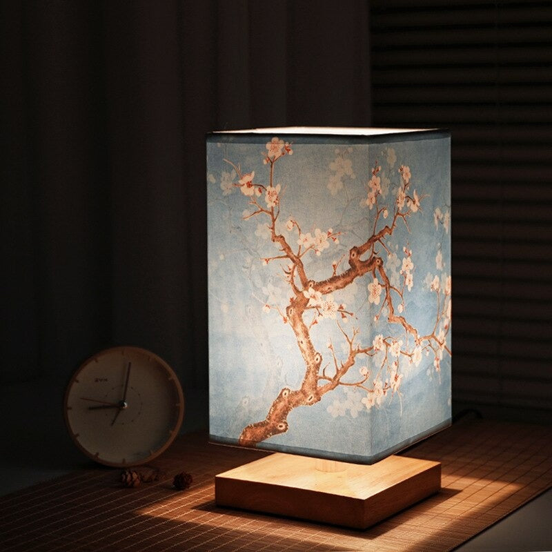 Avelena | Vintage Japanische Tischlampe – Perfekt für die Schaffung einer beruhigenden Schlafzimmeratmosphäre