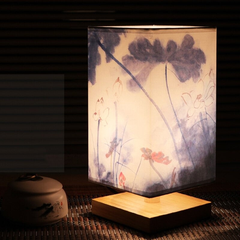 Avelena | Vintage Japanische Tischlampe – Perfekt für die Schaffung einer beruhigenden Schlafzimmeratmosphäre