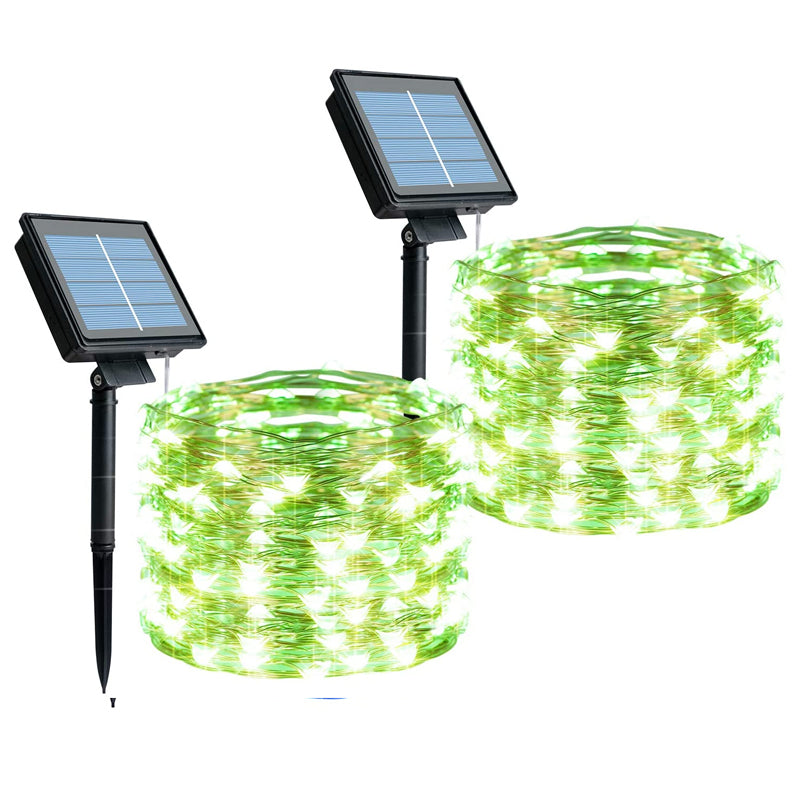 Avelena | Solar-Lichterketten für den Außenbereich | Wasserdichte Solar-Gartenleuchten