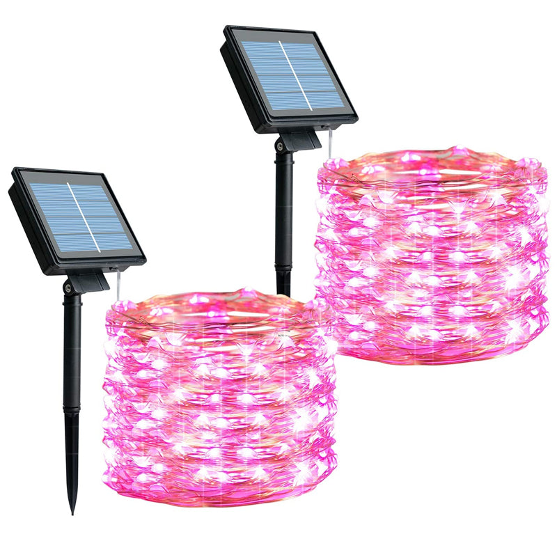 Avelena | Solar-Lichterketten für den Außenbereich | Wasserdichte Solar-Gartenleuchten