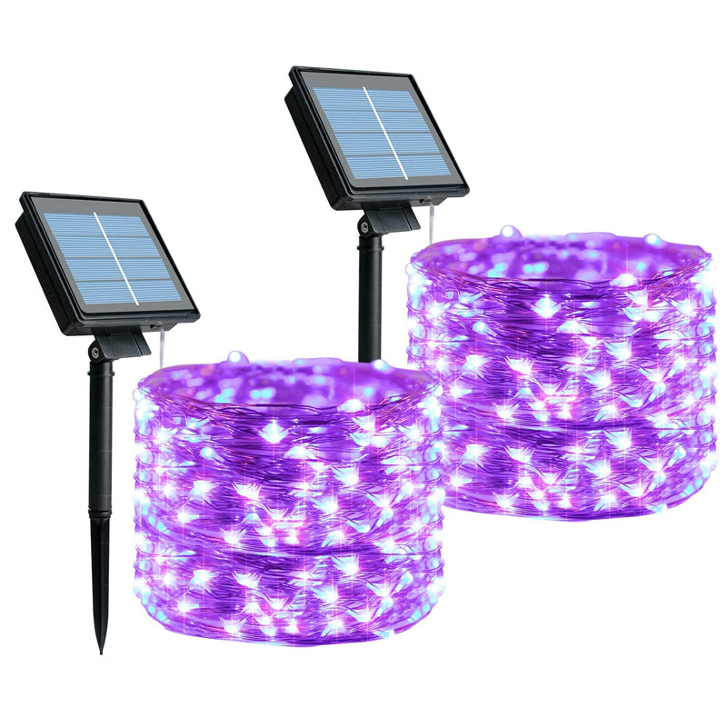 Avelena | Solar-Lichterketten für den Außenbereich | Wasserdichte Solar-Gartenleuchten