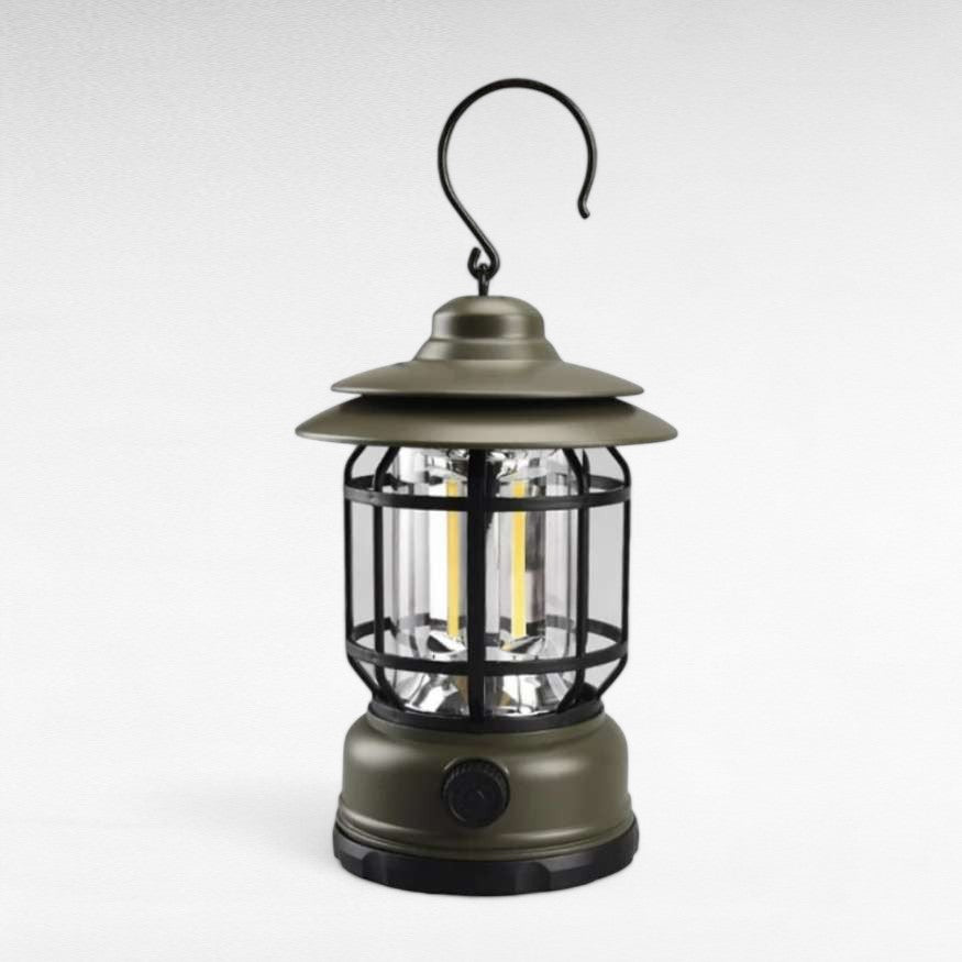 Avelena | Wiederaufladbare LED-Campinglaterne | Vintage-Stil, dimmbares Licht für Outdoor-Abenteuer & Notfälle zu Hause