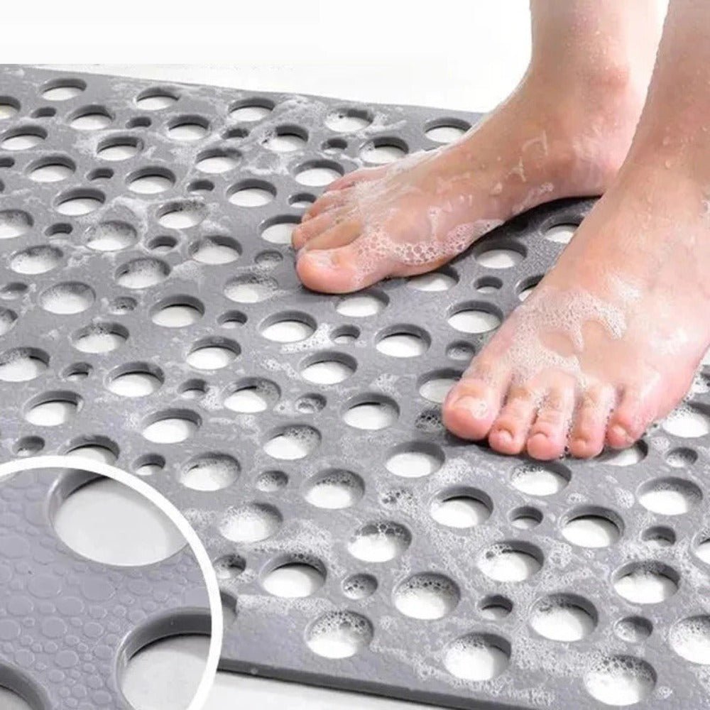 Avelena | WETGUARD MAT – Luxus Anti-Rutsch Duschmatte mit Schnellablauf & Hygienischem Komfort