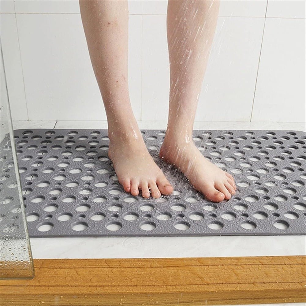 Avelena | WETGUARD MAT – Luxus Anti-Rutsch Duschmatte mit Schnellablauf & Hygienischem Komfort