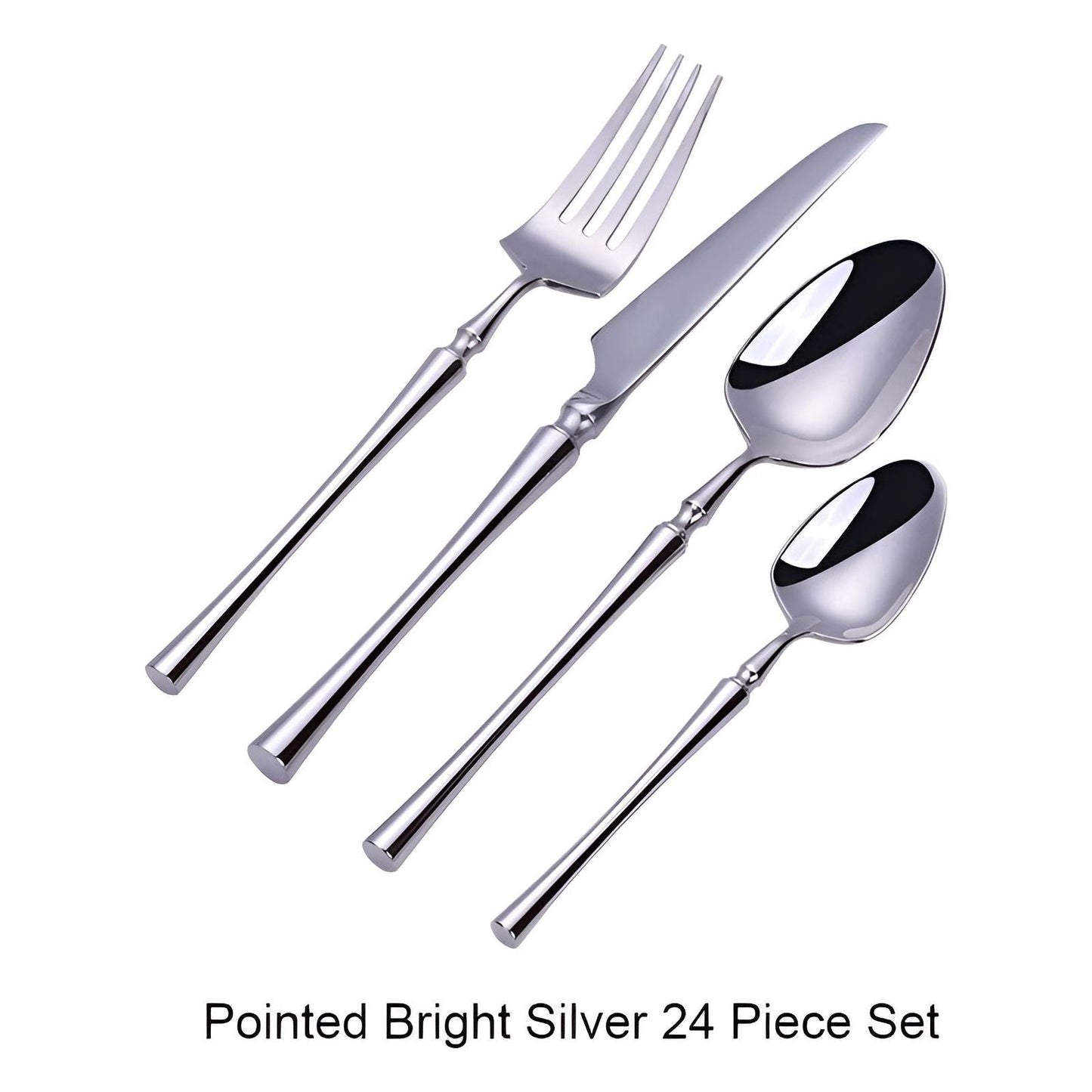 Avelena Besteckset - Edelstahl Spülmaschinenfestes Besteckset 5 set