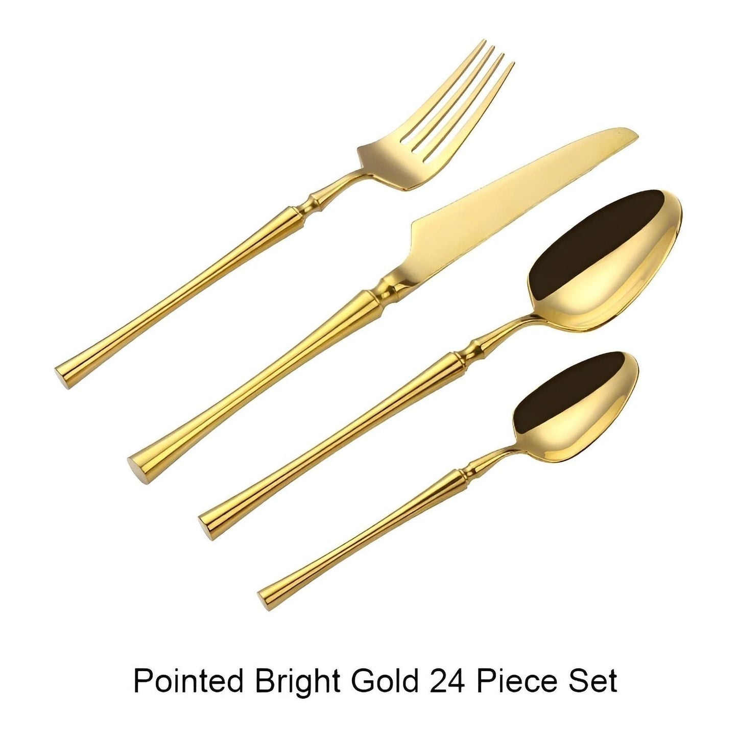 Avelena Besteckset - Edelstahl Spülmaschinenfestes Besteckset 5 set