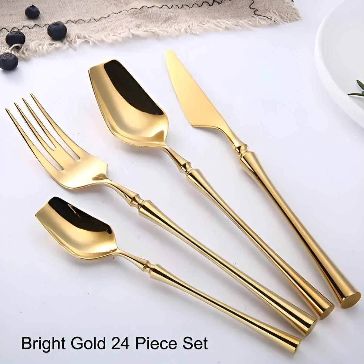 Avelena Besteckset - Edelstahl Spülmaschinenfestes Besteckset 5 set