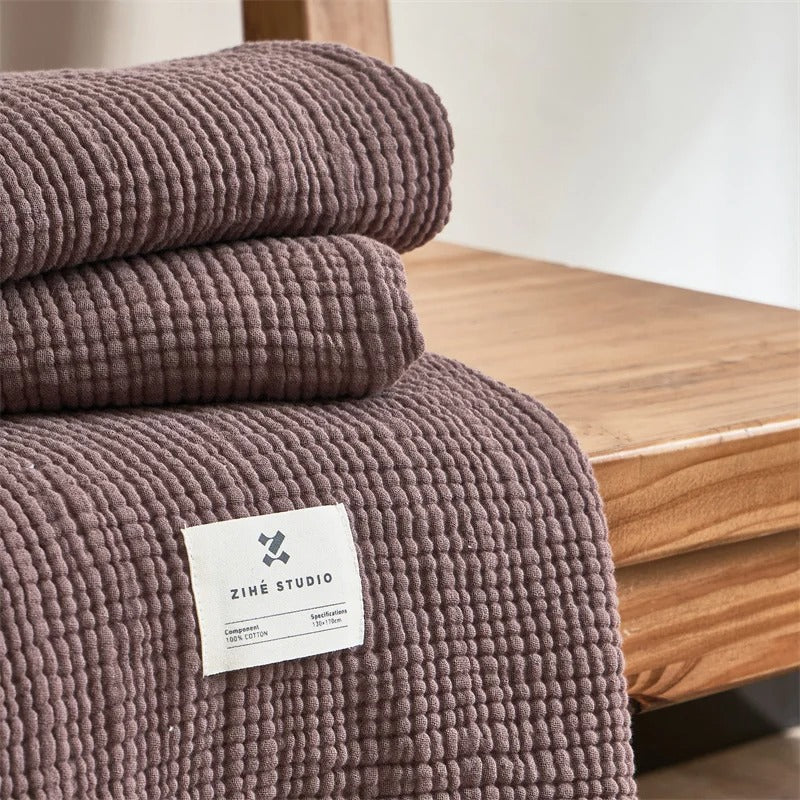 Avelena | Allison Tassel Baumwolldecke 100% gewebte Wurfdecke