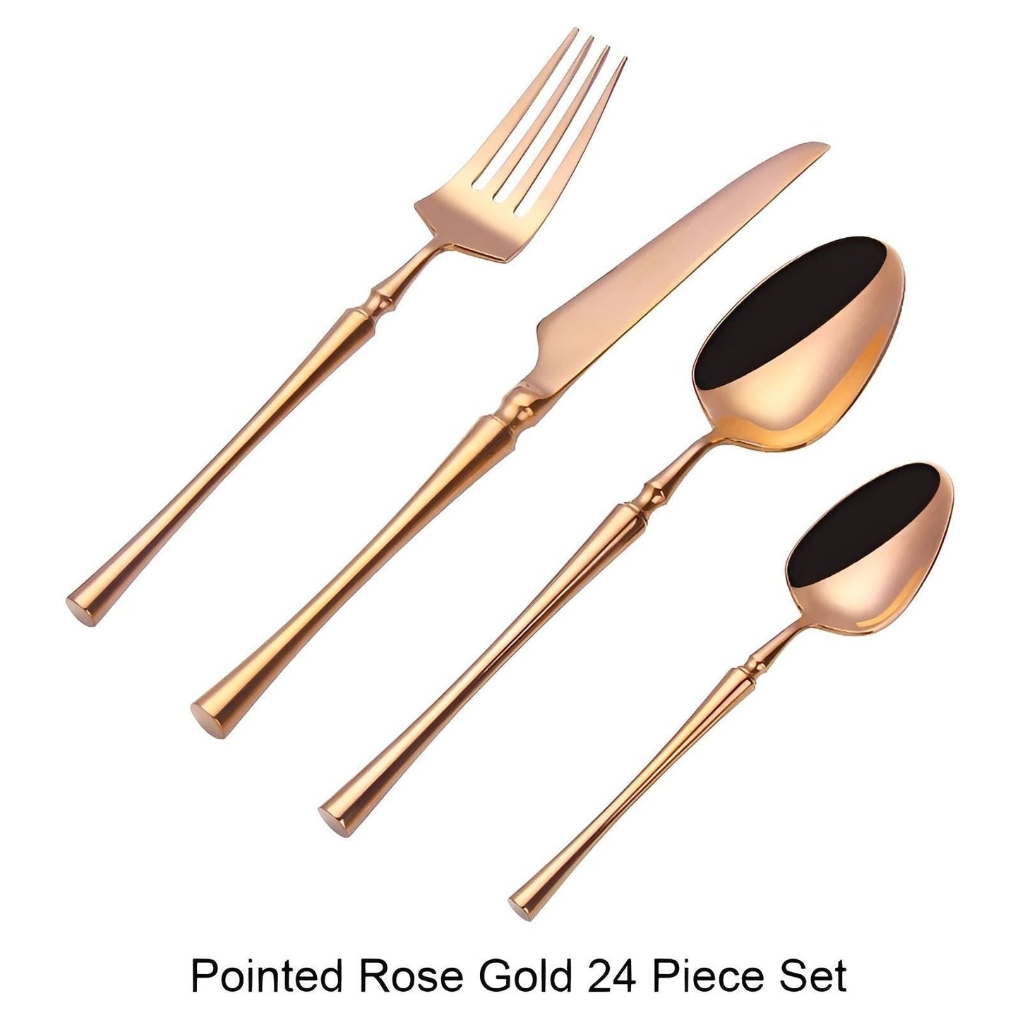 Avelena Besteckset - Edelstahl Spülmaschinenfestes Besteckset 5 set
