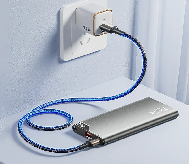 Avelena | All-in-One Power Bank mit 4 integrierten Kabeln - 10000mAh tragbares Schnellladegerät
