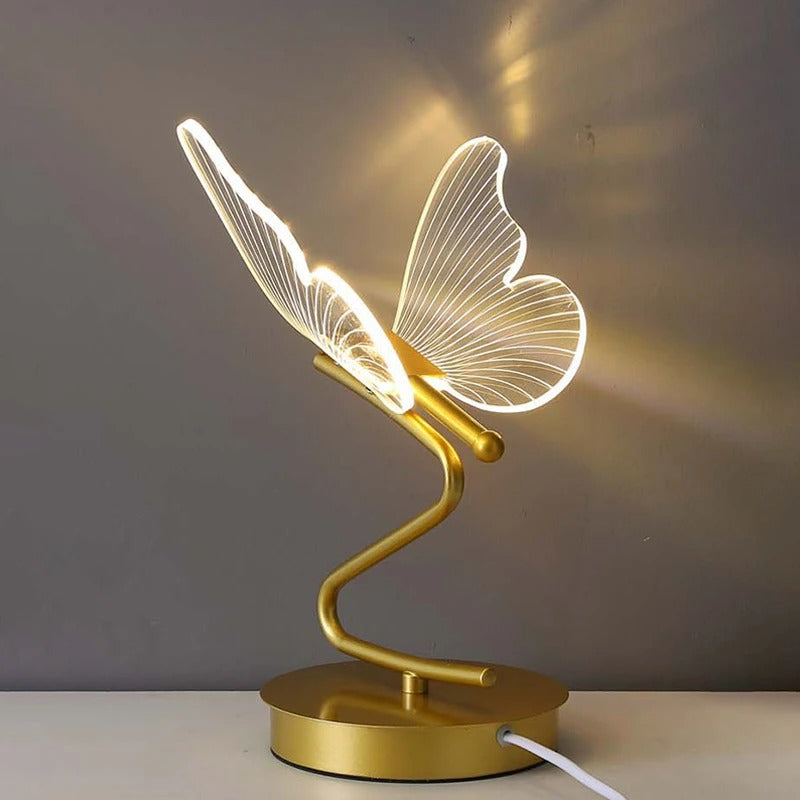 Avelena | Aetherwing™ | LED Schmetterling Tischlampe | Modernes Design mit einstellbarer Helligkeit | Perfekt für Wohnzimmer & Schlafzimmer