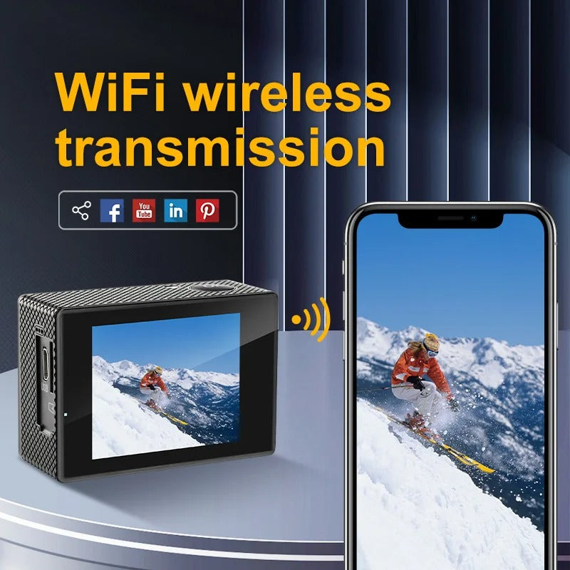 Avelena | TrailCam | Actionkamera – Wasserdicht 4K Abenteueraufnahme