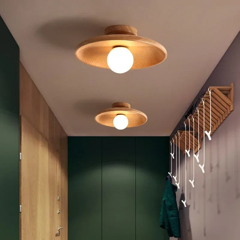 Avelena | Stilvolle Holz-Deckenleuchte für jeden Raum